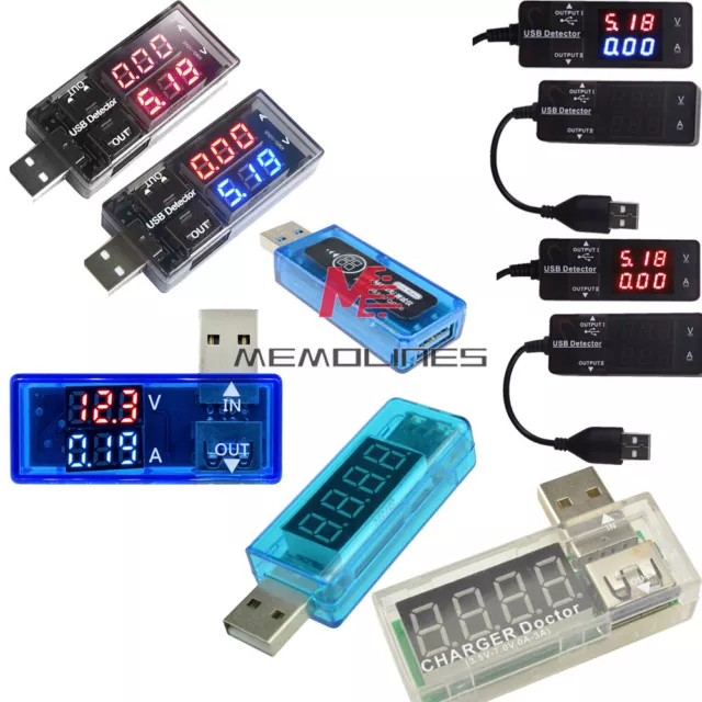 USB OLED LED Battery Charger Power Current Voltage Detector Voltmeter Ammeter