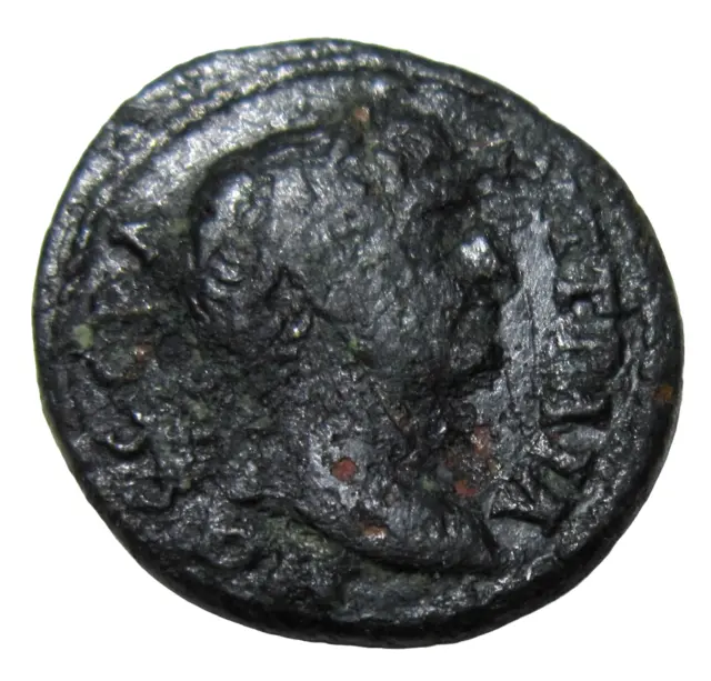 Mysia, Pergamon. Ae 17.  Trajan, 98-117 Ad. Zeus Philios Reverse.