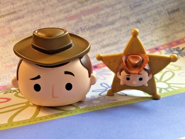 Authentic Disney Tsum Tsum Mystery Vinyl Woody + PIXAR 3" Vinylmation!!