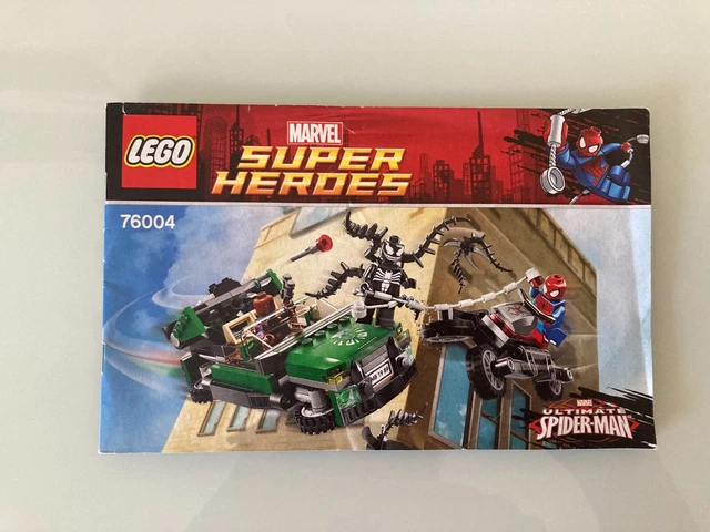 LEGO MARVEL SUPER Heroes 76004 Instructions Spiderman Spider Cycle Chase 3.50 PicClick UK