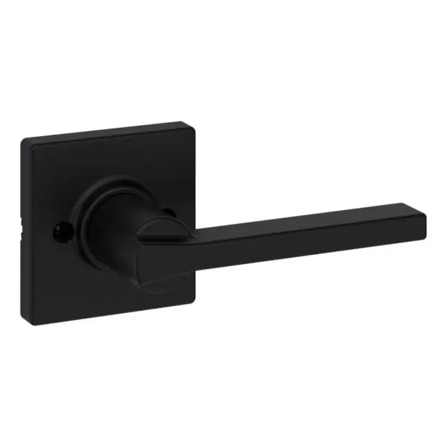 Palanca de puerta ficticia Casey en color negro mate con Microban: diseño y una