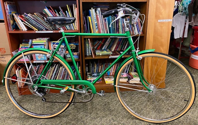 schwinn suburban vintage green