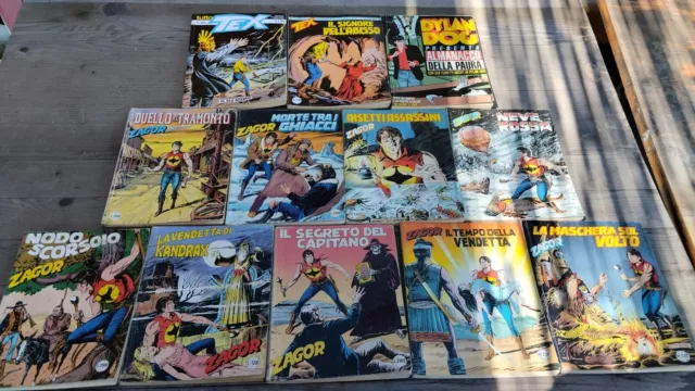 LOTTO Zagor 9 albi + 2 Tex +1 Dylan dog