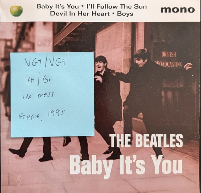 THE BEATLES BABY It's You Test Rare EMI Swindon CD Used