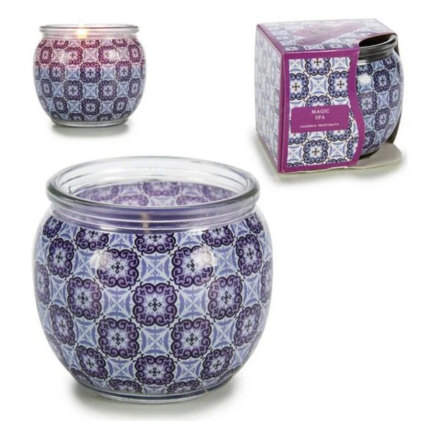 Vela Magic Spa Morado [7,6 x 6,5 x 7,6 cm]