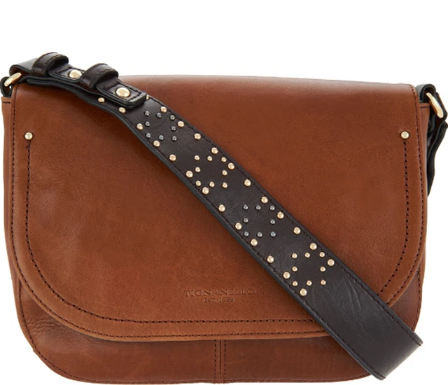 NWT Tignanello Item Saddle Cross Body W/RFID Protection, Rust/Brown MSRP: $159
