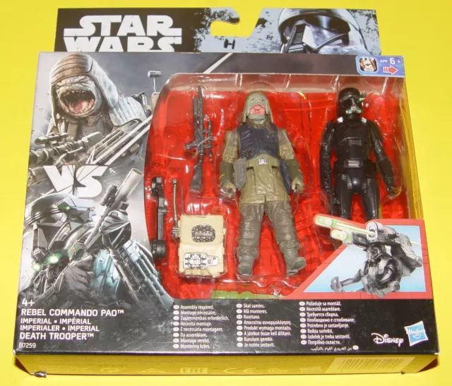 Star Wars Rogue One - Rebel Commando Pao vs. Death Trooper Hasbro B7259