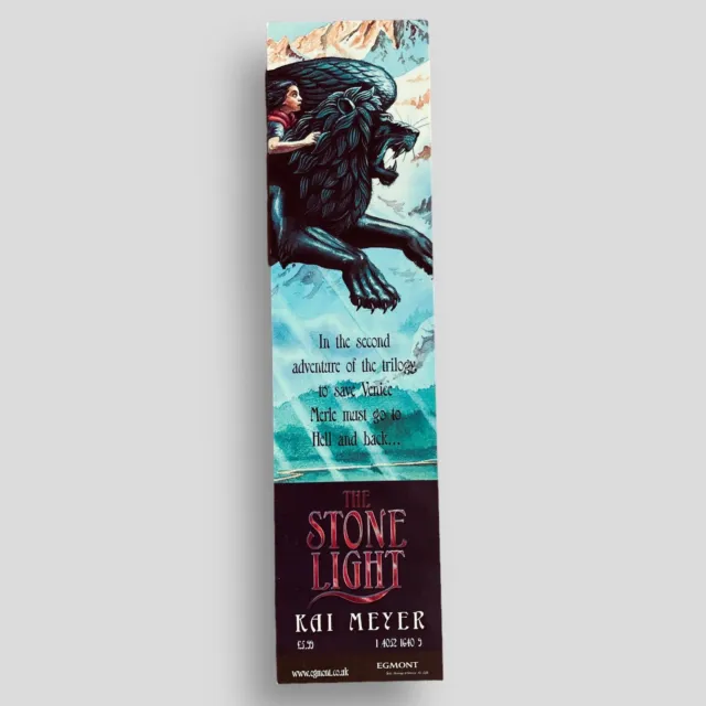 The Stone Light & The Flowing Queen Collectible Promo Bookmark -not the book