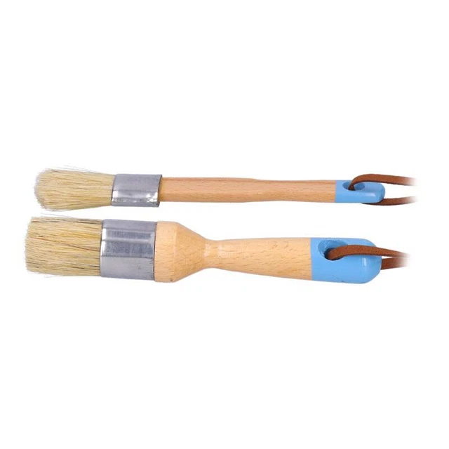 2 x 1 pollici pennello per vernice cera gesso mobili per pittura fai da te ceretta