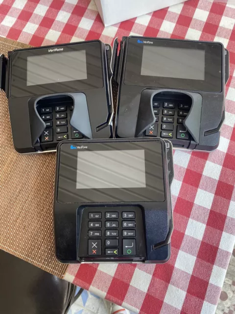 Lot of 3  Used Verifone MX 915 Pin Pad Payment Terminal