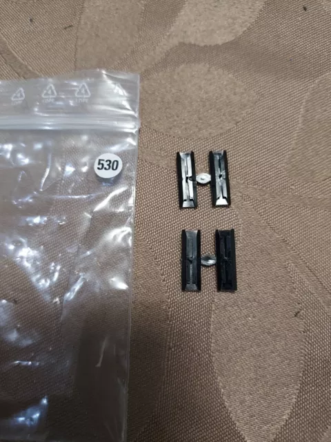 JOUEF LOT de 4 ÉCLISSES ISOLANTES NEUVES pour rails HO TRAINS ELECTRIQUES 1/87