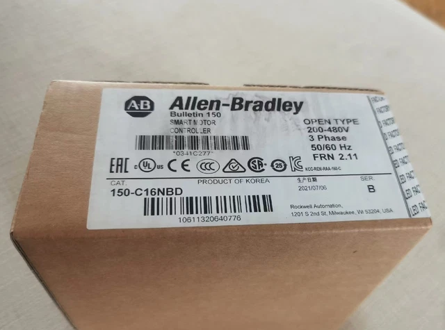 150-C16NBD Original AB SMC-3 Smart Motor Controller 150C16NBD Express 1 Pcs CG