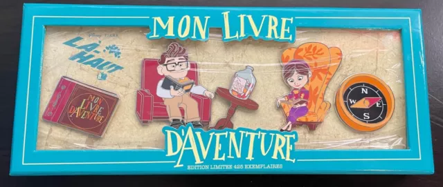 Up! Disney Pin My Adventure Book ✿ Collectible Ellie & Carl Fredricksen  Hinged