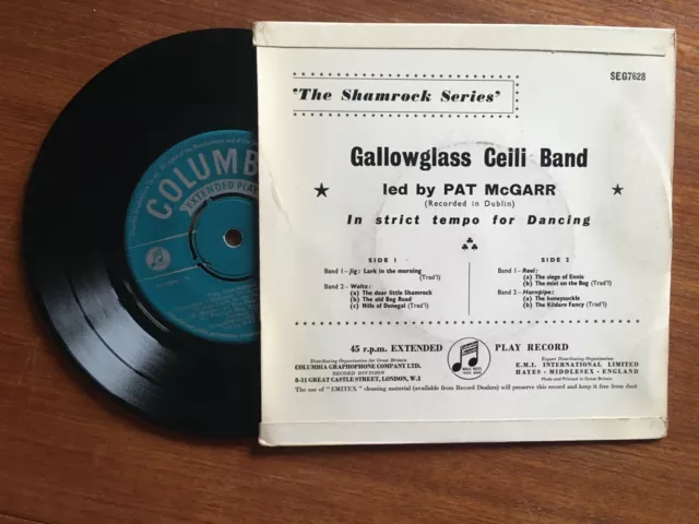 Columbia Single Vinyl Schallplatten Musik Gallowglass Ceili Band Vintage Music 2