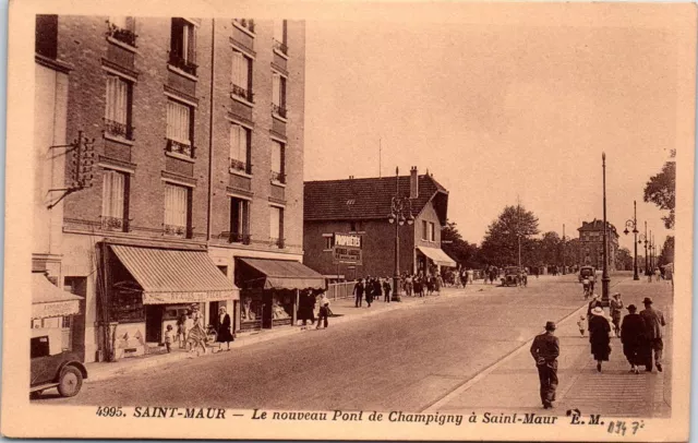 94 SAINT MAUR - le nouveau pont de champigny a saint maur