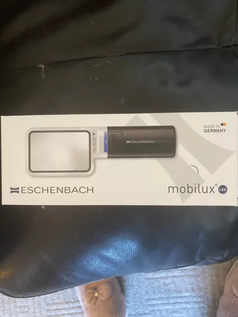 Eschenbach Mobilux LED Illuminated Rectangular Magnifier 10D / 3.5x