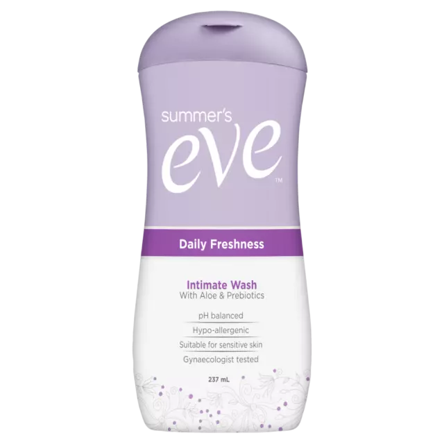 Summer's Eve Intimate Wash Daily Freshness 237mL Sensitive Skin Summers Eve