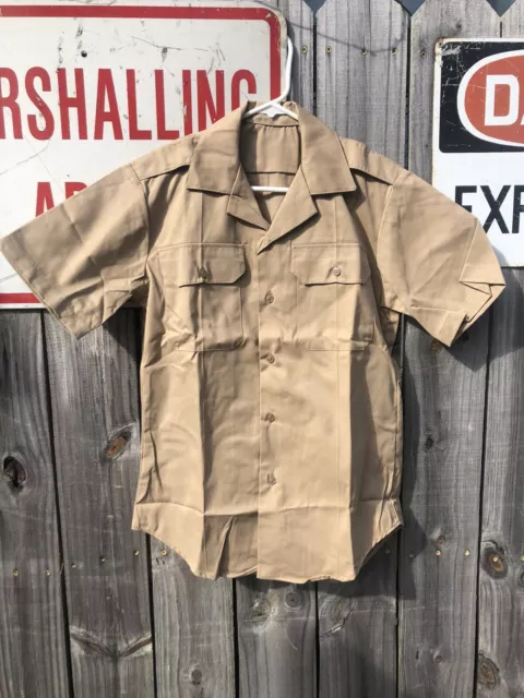 ORIGIBAL 1970’S ARMY Khaki Shirt Great Boy Scout Uniform Shirt ...