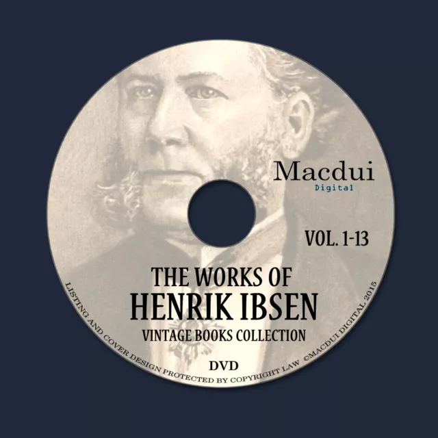 The works of Henrik Ibsen (1911-12) – Vintage Collection 13 ebooks on 1 DVD