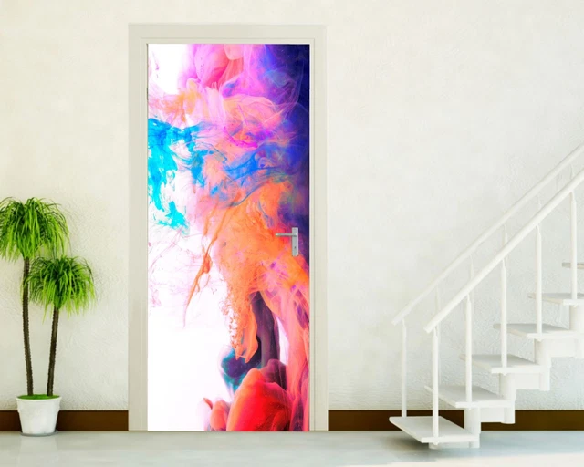 3d Stickers Porte Porte Paysage de bord de mer Auto-AdhéSif Murale DéCoration De La Maison Stickers Muraux Chambre Salon Affiche Amovible Art
