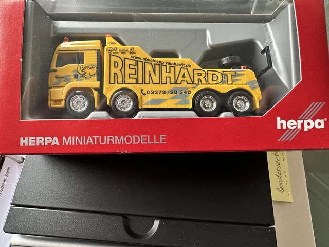 HERPA MAN TGA Reinhardt Wrecker Empl *Vi870-5-0484 EUR 38,50 - DE