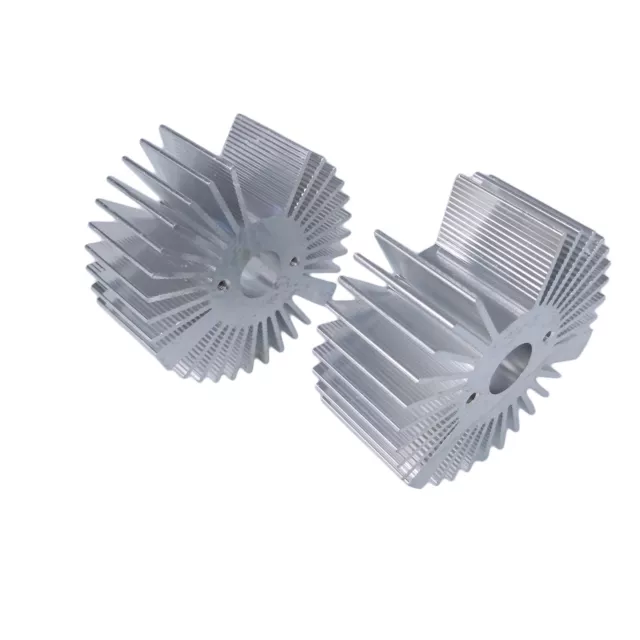 US Stock 5pcs 1W 3W 5W Watt LED Aluminium Heatsink Round  Dia 53mm x 22mm