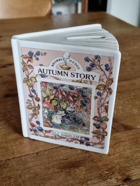 Royal Doulton Brambly Hedge Autumn Savings Book Money Box