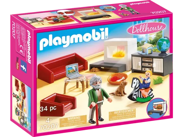 PLAYMOBIL 70207 Gemütliches Wohnzimmer Spielset - NEU & OVP