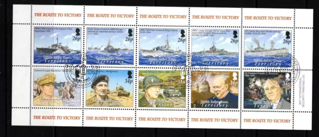 British Indian Ocean Territory - 2005 End of World War II Mini Sheet Used