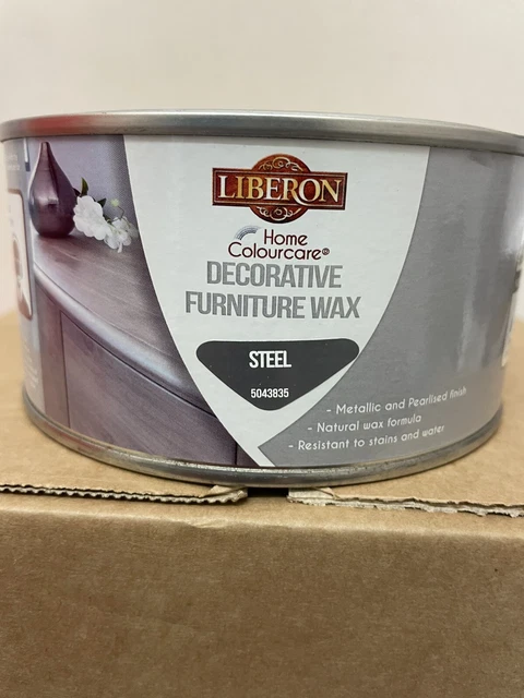 Cera para muebles Liberon - acero 500 ml