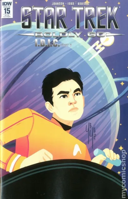Star Trek Boldly Go #15 Yoshitani 1:25 Variant VF 2017 Stock Image