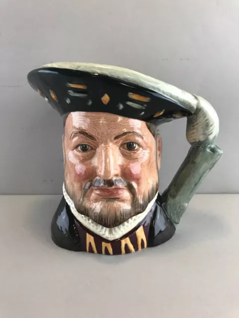 Royal Doulton HENRY VIII D6642 King of England 1509 to 1547 Large Jug Mug 6.75"