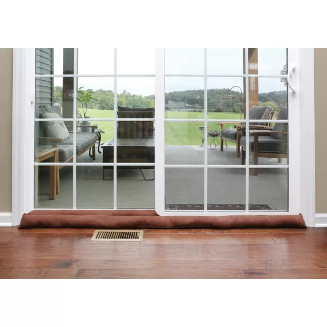 HOME DISTRICT Sliding Door Draft Stopper - Patio Door Air Blocker Approx. 71"L 3