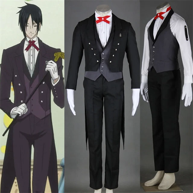 Sebastian·Michaelis Black Butler Cosplay Costume Outfit Anime Costume Halloween
