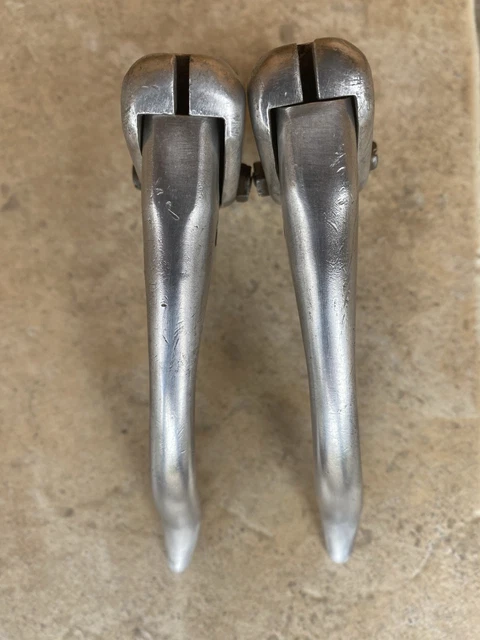 Ancien vélo course aluminium poignée levier frein Altes