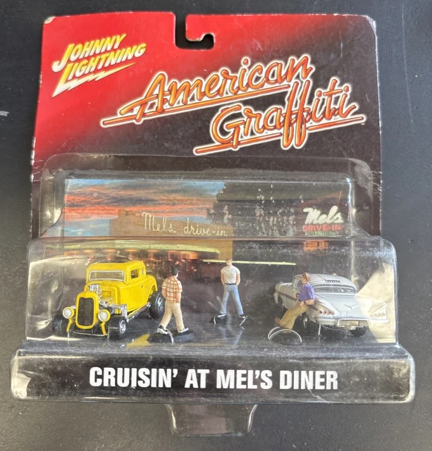 JOHNNY LIGHTNING AMERICAN Graffiti Cruisin' At Mel's Diner