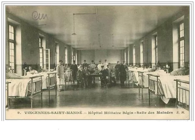 94.Vincennes-Saint Mande.military Hospital Begin.room Of The Sick