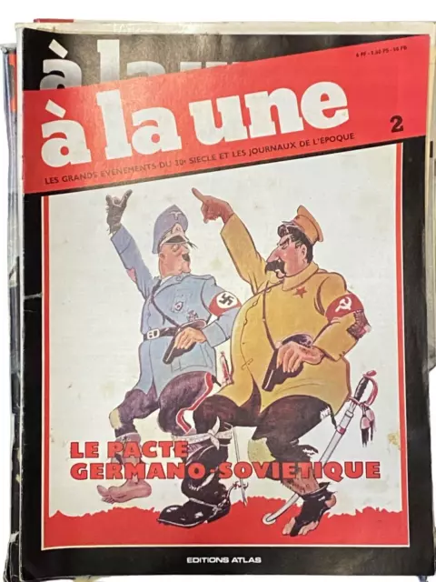 Ancien Livre Magazine Revue Le Pacte Germano Russe Russie La Seconde Guerre Ww2