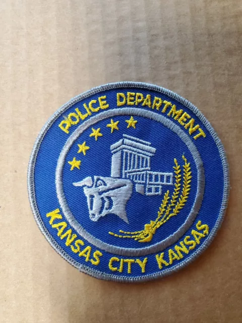 Retired Kansas City Kansas Police Shoulder Patch OBSOLETE