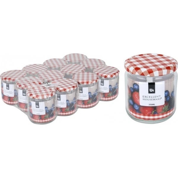 4 Bocaux En Verre Avec Couvercle Récipient De Stockage Fiche Technique