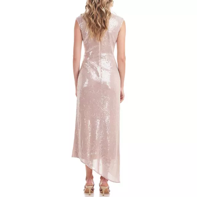 Kay Unger New York Womens Sequined Midi Cocktail and Party Dress BHFO 2443 2