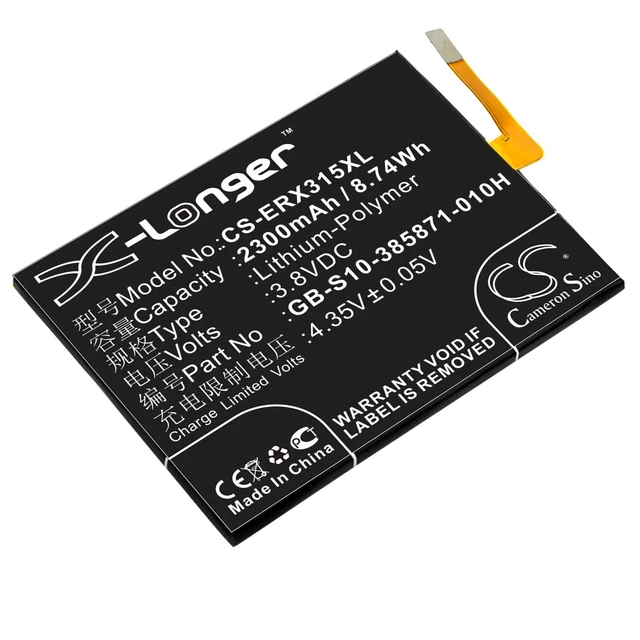 Battery for Sony  F3111, F3112, F3113, F3115, F3116, Xperia XA, Xperia XA LTE