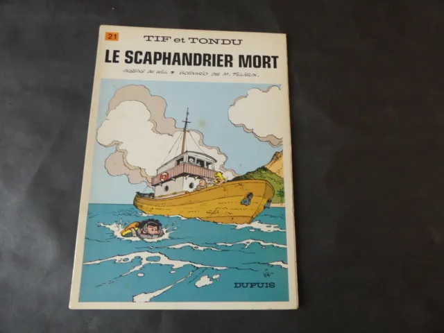 Will Tif Et Tondu N°21 Le Scaphandrier Mort Eo 1974