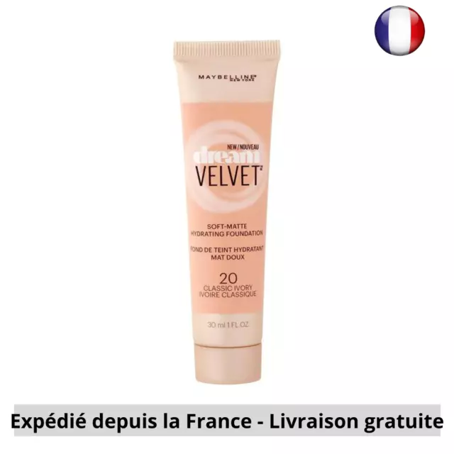 Fond de Teint Dream Velours Mat & Velvet Matte Maybelline - 20 Ivoire Classique