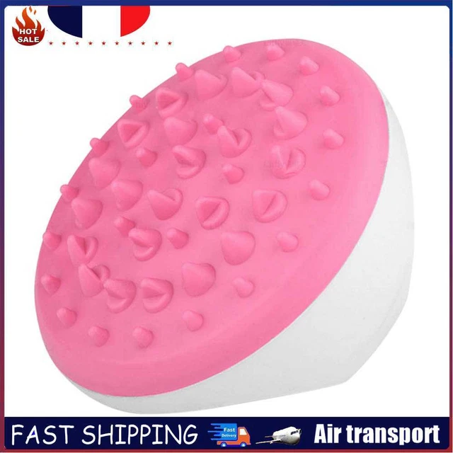 Hand-Held Full Body Massage Brush Anti Cellulite Muscles Massager (Pink)