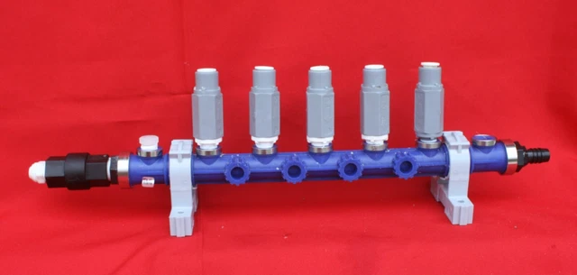 Dema Laundry Chemical Pump 5-Station Flush Manifold