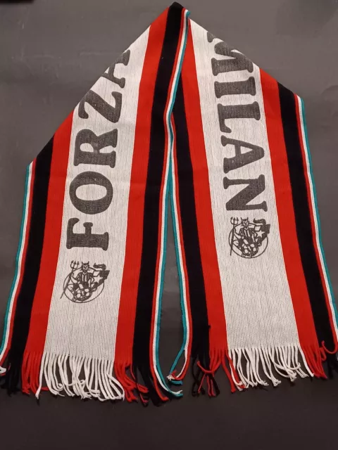 Fußball Schal FORZA MILAN A. C. MILAN Selten Rarität Scarf