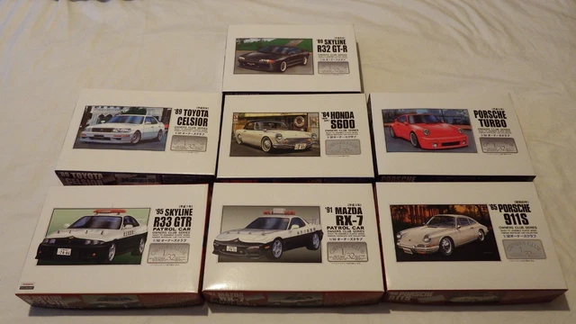 A COLLECTION OF seven new 1/32 Collector's Club model car kits £130.70 ...