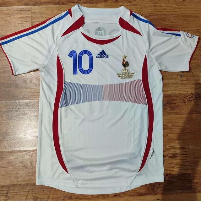 Maillot De Football France Extérieur 2006 - Zidane N°10 - Taille M - Neuf Sans étiquette