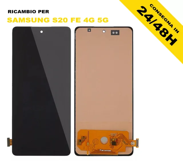 Lcd Display Per Samsung Galaxy S20 Fe Sm G780 G781  Incell Vetro Touch